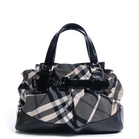 burberry leather tote review|Burberry nylon tote black.